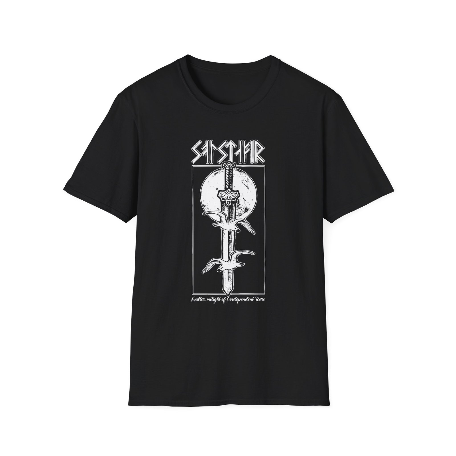 Solstafir Sword Unisex Softstyle T-Shirt - Image 3