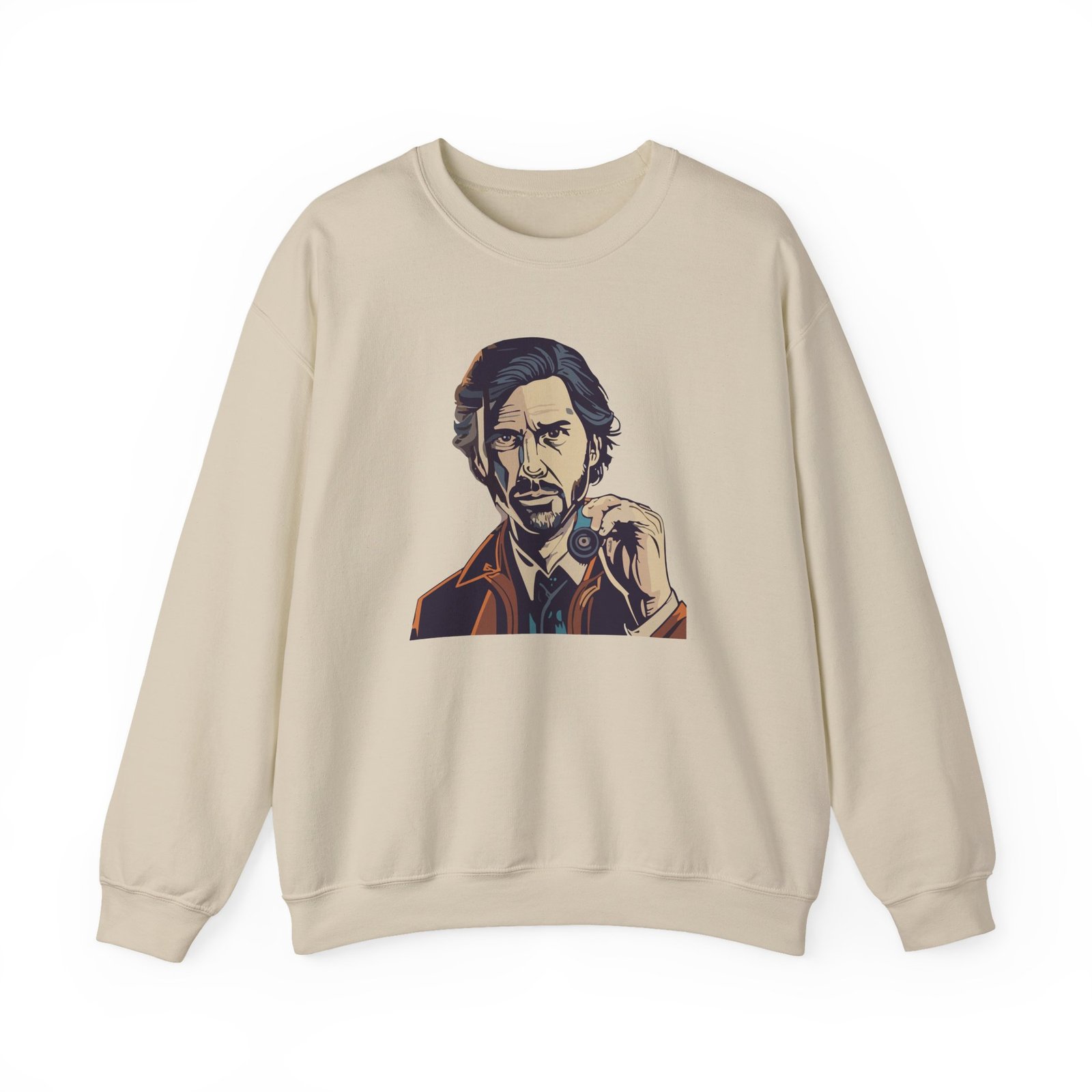 Alan Wake Cosmic Unisex Heavy Blend™ Crewneck Sweatshirt - Image 5