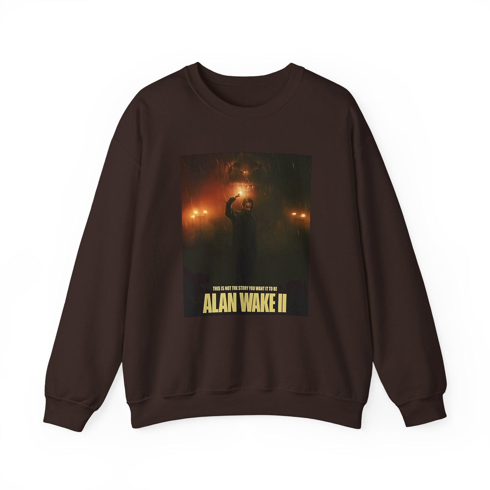 Alan Wake Top Unisex Heavy Blend™ Crewneck Sweatshirt - Image 7