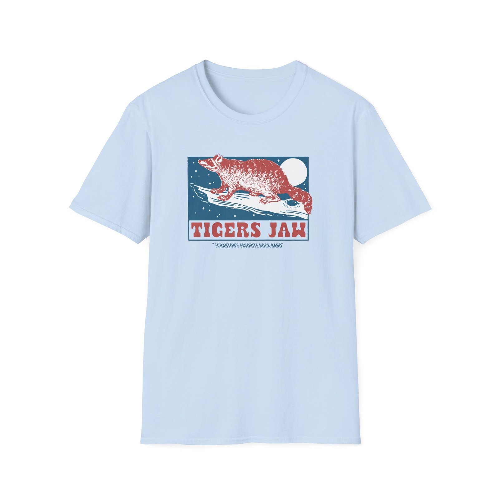 Tigers Jaw Raccoon Unisex Softstyle T-Shirt - Image 15