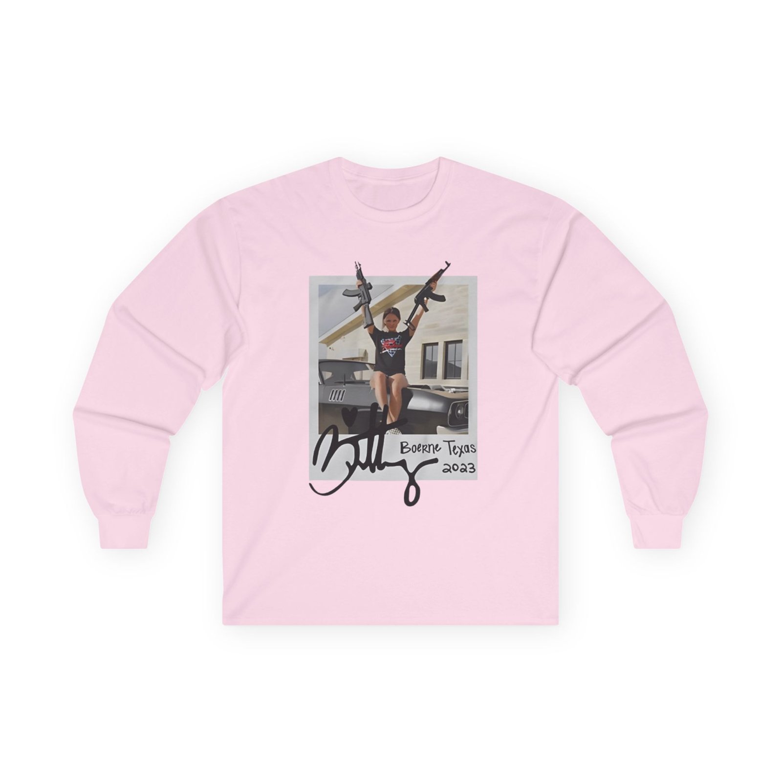 Roman Atwood Brittney in Texas Unisex Ultra Cotton Long Sleeve Tee - Image 5