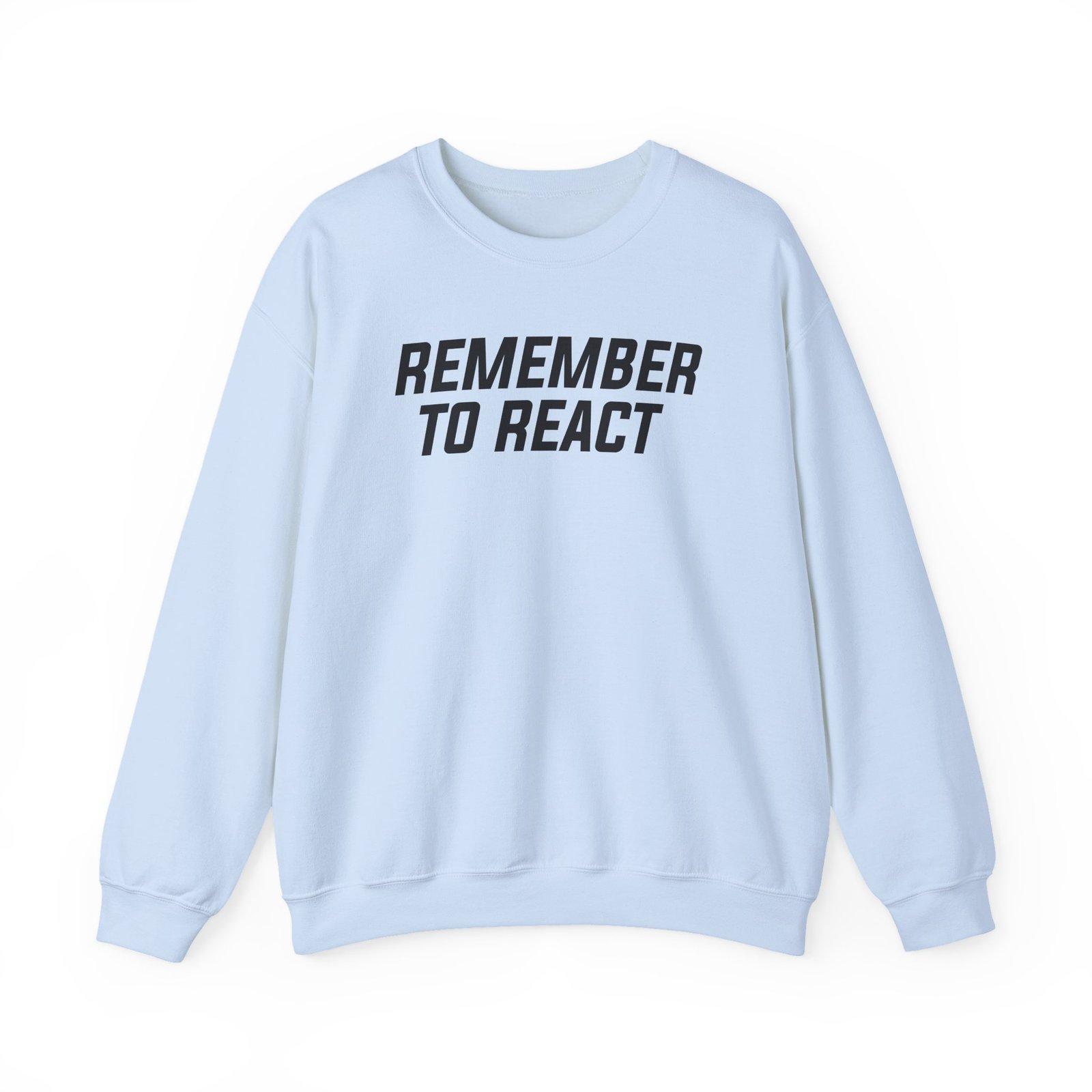 Jenny Holzer Remember to React Unisex Heavy Blend™ Crewneck Sweatshirt - Image 11