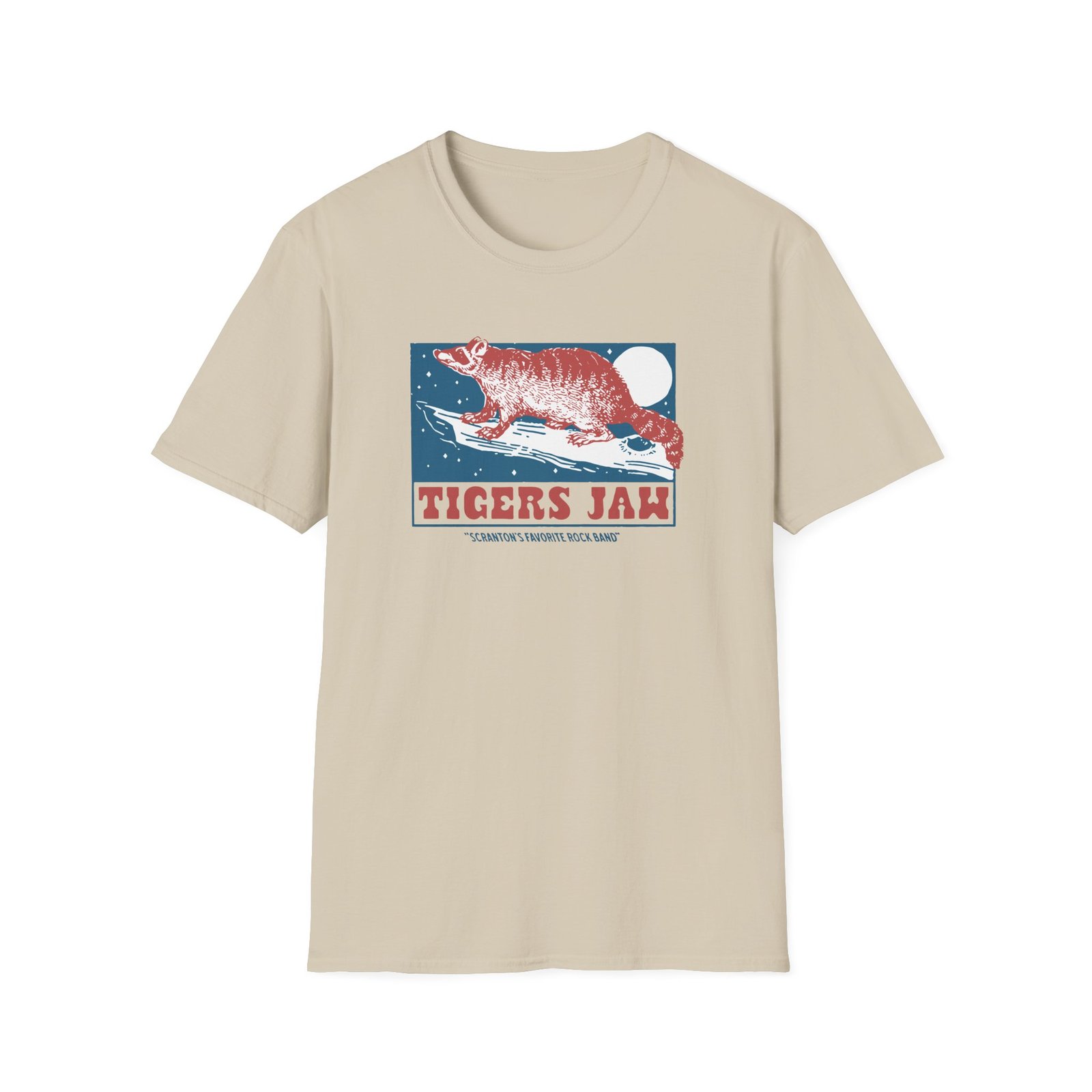 Tigers Jaw Raccoon Unisex Softstyle T-Shirt - Image 5