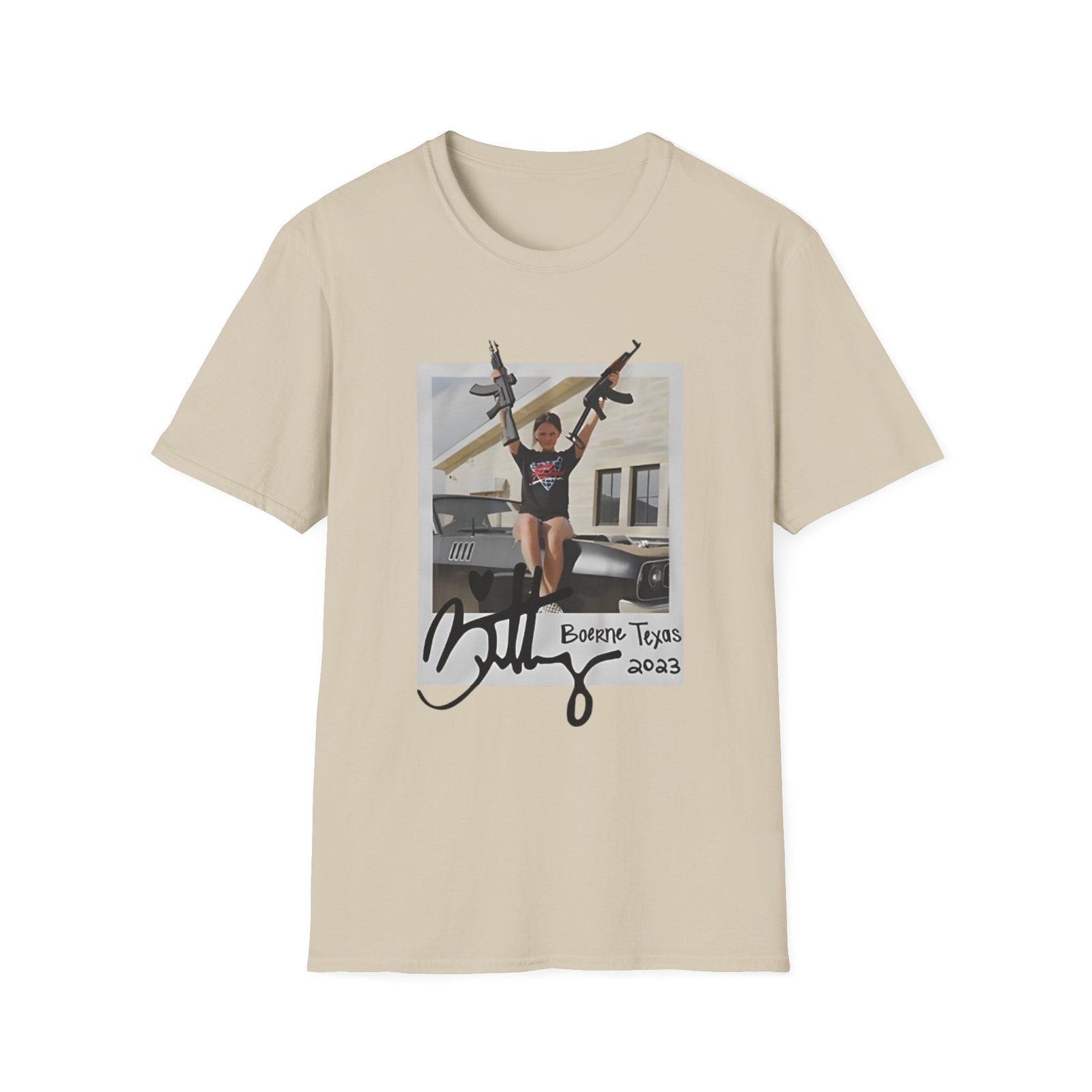 Roman Atwood Brittney in Texas Unisex Softstyle T-Shirt